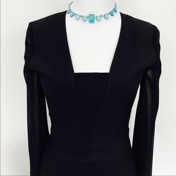 Single Los Angeles Long Sleeve Black Jumpsuit NWT